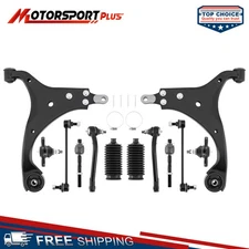 12PCS Front Lower Control Arms & Sway Bar Links For 2007-2012 Hyundai Elantra