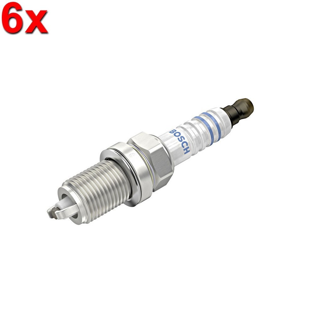 BOSCH 6x Spark Plugs 0242229878