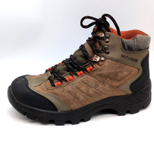 Ozark Trail Shoes Mens Putty Beige 9.5 Waterproof Hiking Boots Leather Trekking