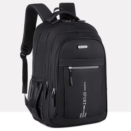 Black Backpack Rucksack Large Mens Womens Bag Travel Work Hiking School Bag UK