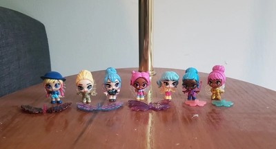 Hatchimals Mini Pixie Dolls Lot Of 7 With Wings Girl Doll Glitter