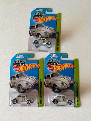 Hot Wheels Volkswagen Beetle Herbie #53 Love Bug 2014 HW Workshop