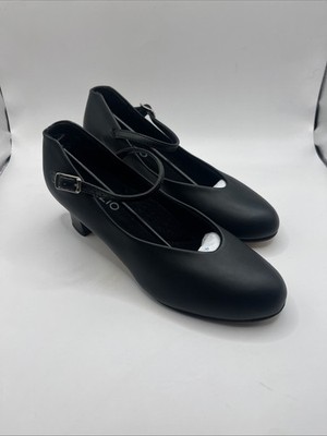 Capezio Jr. Footlight T-Strap  5Black Dance Shoes Character Shoes