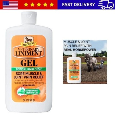 Absorbine Veterinary Liniment Topical Analgesic Sore Muscle and Arthritis Pain R