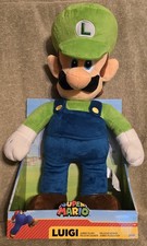 Luigi SUPER MARIO Jumbo Plush, Jakks, World Of Nintendo, 20 Inches Tall, New