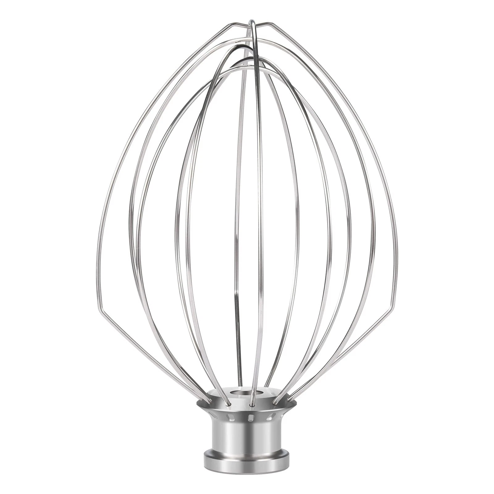 K5AWW Dishwasher Safe Whisk Attachment Stainless Steel 6 Wire Whip Fits Kitch...