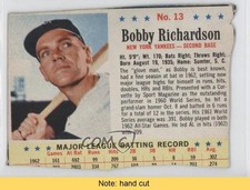 1963 Post Bobby Richardson #13 READ 0a1