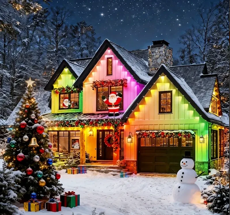 Outdoor Christmas Lights For House 400ft - Image 3 of 4