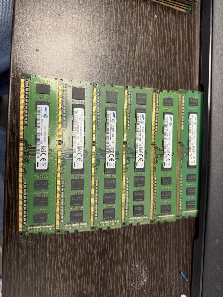 🔥🔥Lot of 6🔥🔥Samsung 4GB DDR3 SDRAM RAM Memory - Image 2 of 2