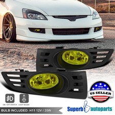 Fit 2003-2005 Honda 03-05 Accord 2d Coupe Driving Fog Lights Bumper Lampswitch Fit 2003-2005 Honda 03-05 Accord 2d Coupe Driving Fog Lights Bumper Lampswitch