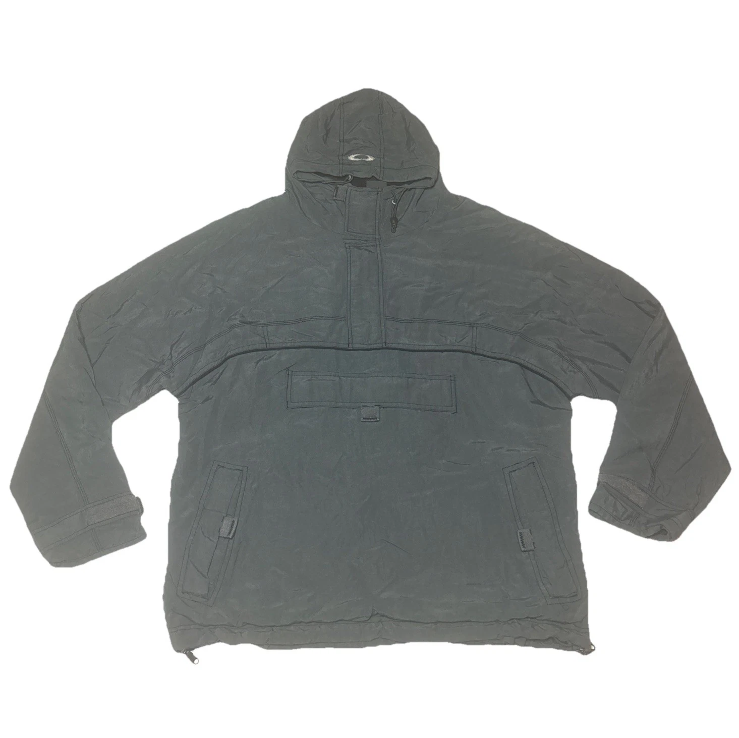 VTG Oakley Software Anorak Jacket Mens Medium Gray Hood Pullover Snow Y2K Rare
Opens in a new window