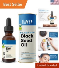 Nourishing Black Seed Oil - Organic Cold Pressed Oil in Glass Bottle