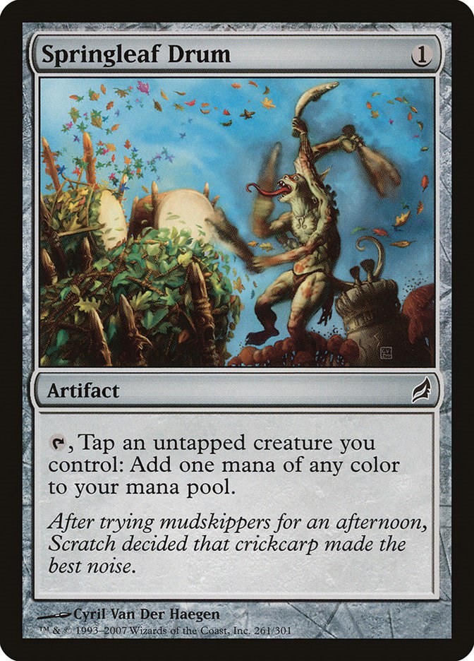 Springleaf Drum Lorwyn Magic The Gathering MTG Card