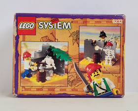 1996 LEGO System 6232 Skeleton Crew Pirates Rare LEGO Korea Co New In Sealed Box