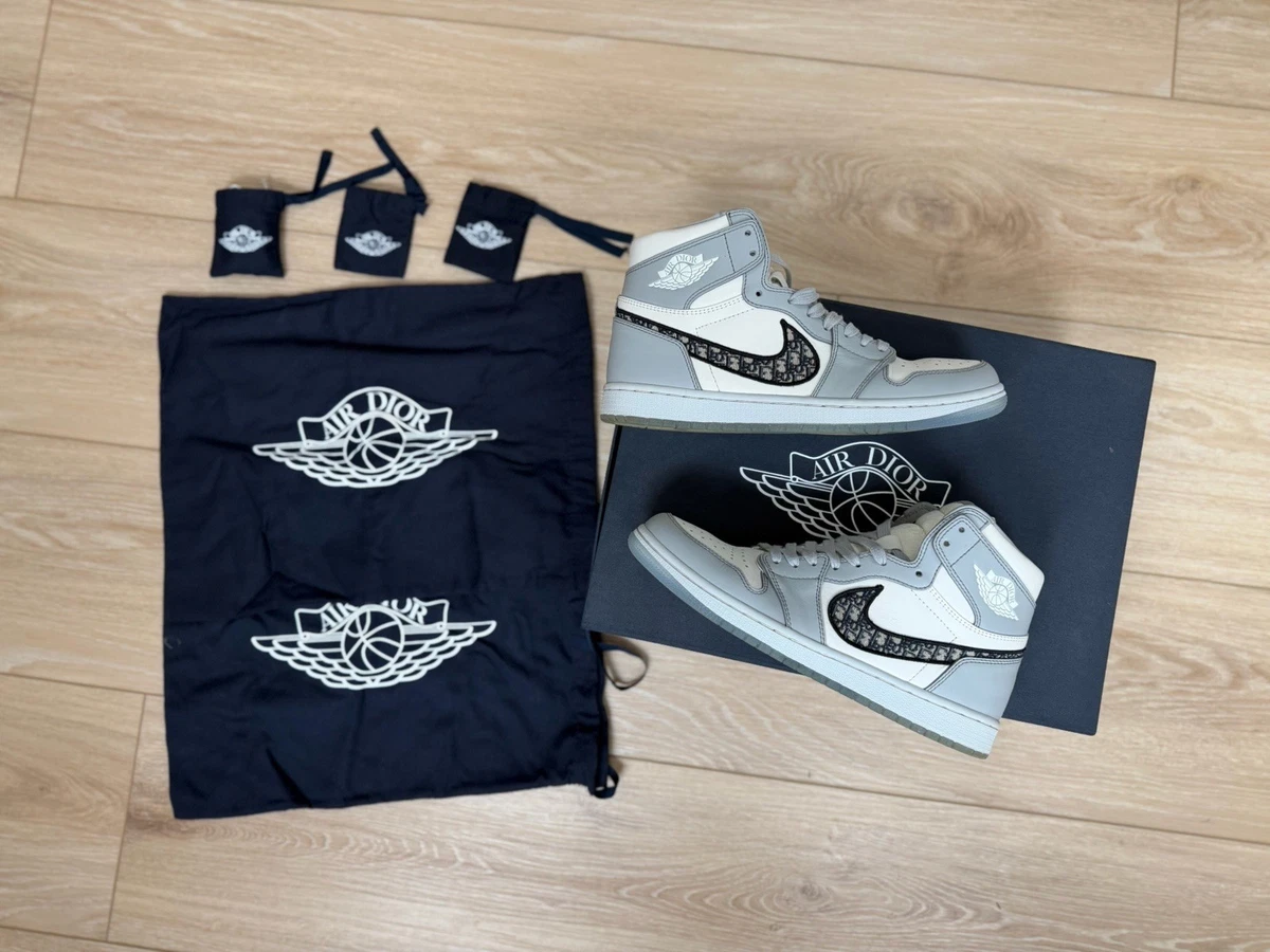 Las mejores ofertas en Jordan 1 x Dior High Gray | eBay