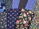 2.12LB Vintage Fabric Cotton ALL Floral Prints Stash Builder Estate Sew Craft