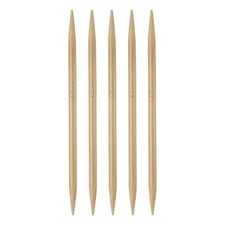 4Pcs Bamboo Knitting Needles Double Pointed Size US 10 6mm 6 Inch 15cm 