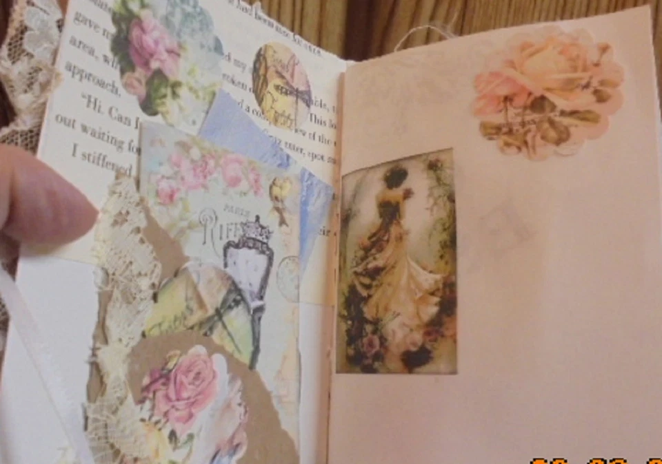 Shabby Chic, , Junk Journal,3 x 5 - Image 3 of 4