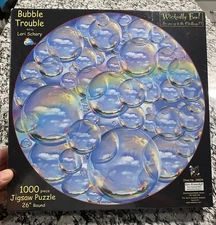 🔵🟢RARE, SunsOut 1000 Piece Puzzle, NEW, Sealed, Bubble Trouble by Lori Schory