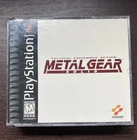 Metal Gear Solid Tactical Espionage Action Sony PlayStation, 2-Disc With Manual