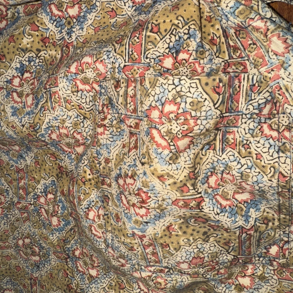 VINTAGE Orvis Dress Floral Fit Flare Cottagecore Prairie w Pockets Women’s Sz 10 - Image 3 of 4