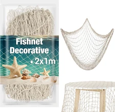 1PC Fish Net Decorative - Fish Net Decorations Decorative Netting Nautical Fishn