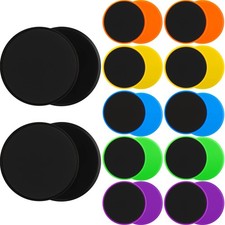 Wettarn 24 Pack Core Sliders Gliding Discs Dual-Sided for Abdominal Exercise