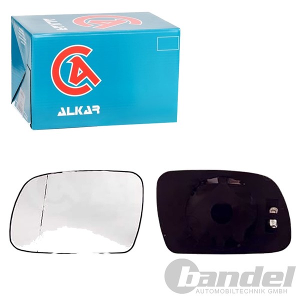 Alkar Spiegelglas AsphÄRisch Beheizbar Links Passend FüR Peugeot 307 | 6471307-image