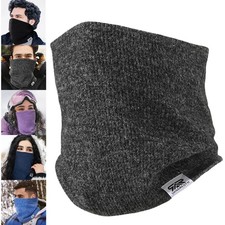 Fleece Warm Neck Warmer Ski Face Neck Gaiter Winter Scarf for Women Men Adults