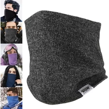 Fleece Warm Neck Warmer Ski Face Neck Gaiter Winter Scarf for Women Men Adults