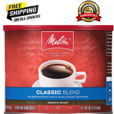 Melitta Classic Blend Ground Coffee 22oz Medium Roast Smooth Rich Flavor