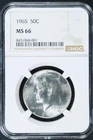 1965 Kennedy Half Dollar – (Business Strike) NGC MS 66