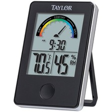 TAYLOR PRECISION PRODUCTS Indoor Digital Comfort Level Station with Hygrometer