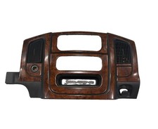 2002-2005 Dodge Ram 1500 2500 3500 Center Dash Radioclimate Bezel Woodgrain Oem