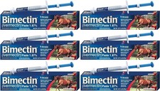 6 pack Paste Horse Dewormer Apple Flavor 6 DOSES EXPIRES Octuber 2027