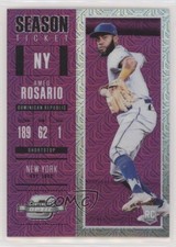 2018 Panini Chronicles Contenders Optic Purple Mojo Prizm 8/99 Amed Rosario 2x6