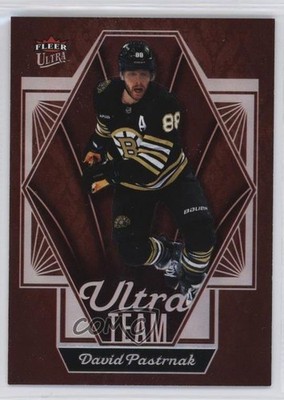 2024-25 Upper Deck Fleer Ultra Team Red /99 David Pastrnak #UT30OF40 1t1h