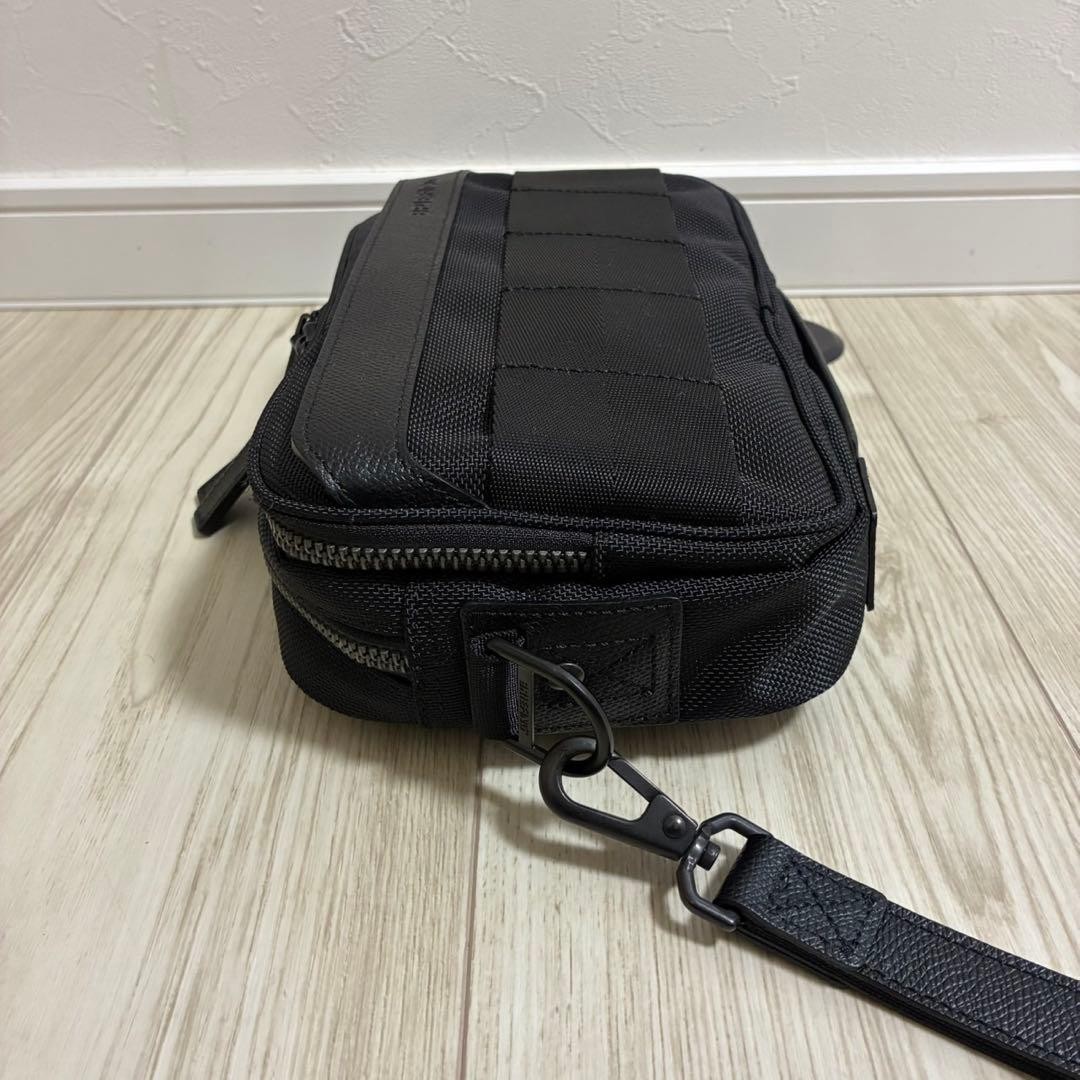 Japanese Pouch Design BRIEFING FUSION Mobile Pouch Black Waterproof Nylon Unused Made in ...