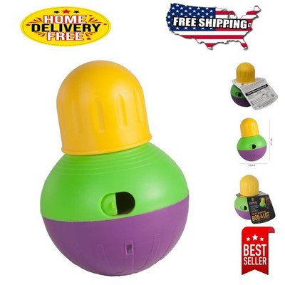 Durable Small Treat Dispensing Bob-a-Lot Toy - Perfect for Indoor Mealtime Fun
