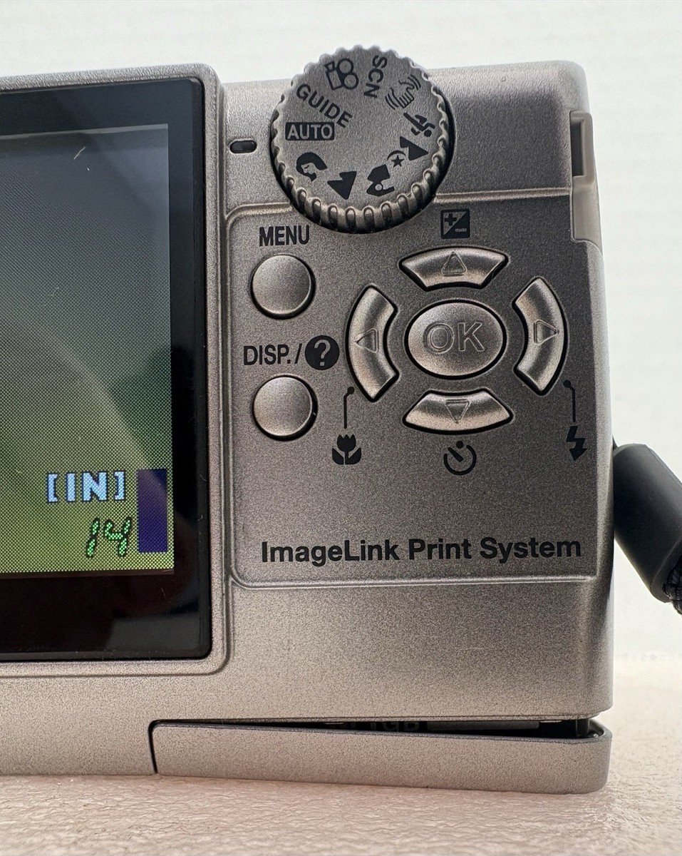 Olympus FE-140 6.0MP Digital Camera Silver With Picture Card
