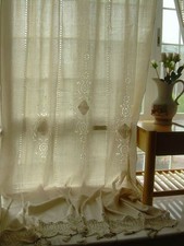 1 PC Crochet Lace Curtain Panel Drape Greece Country Style