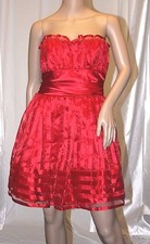 B. SMART FORMAL BUBBLE DRESS STRAPLESS EMPIRE TOP GRADUATION GOWN 9/10 S XS