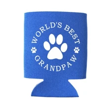 World’s Best Grandpaw Can Cooler Beer Holder Drink Holder