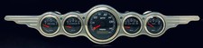 5 Gauge Dash Panel Gps Universal Hot Rod Street Rod Set Wing Style Pc 5 Gauge Dash Panel Gps Universal Hot Rod Street Rod Set Wing Style Pc