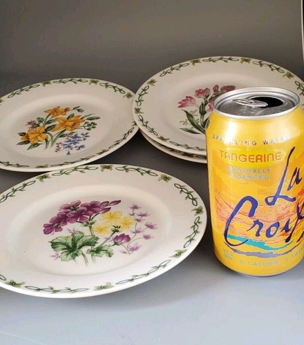 Floral Botanic Garden Lunch Salad Dessert 7 Inch Plates Set 4 Thomson Pottery - Picture 8 of 16
