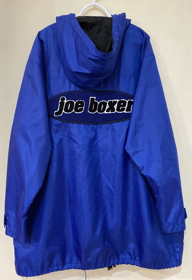 Chaqueta Joe Boxer Anorak Para Hombre Grande Bordada Foto 3 de 4