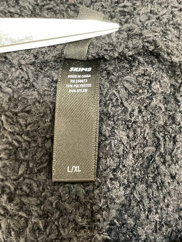 New Skims Tank Top L/XL Black Cozy Knit Cami Teddy Fuzzy Kim Kardashian NWT - Picture 3 of 5