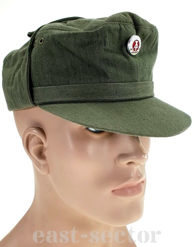 NVA DDR Vintage Field Hat \u0026 Badge Cap 