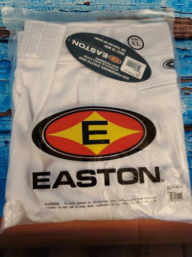 NWT Easton Adult Mens Pro Baseball Softball Pants Size L XL XXL White Mesh - Picture 1 of 4