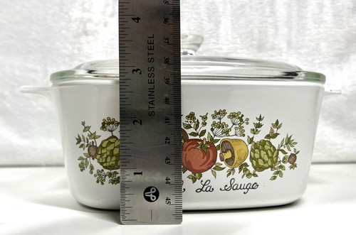 Corning Ware "Spice of Life" 6 Piece Set Cozy Grandma's Cottage Core Kitsch VTG - Picture 14 of 21